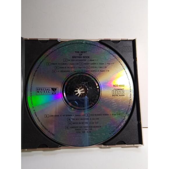 Various Artists - The Best of British Rock CD 1990 Compilation Rock Special - Picture 2 of 3